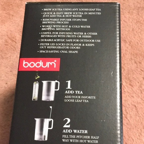 Bodum Kitchen Nwt Nib Bodom Ceylon Ice Tea Jug 12 Quart Size See
